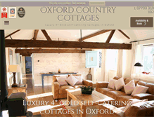 Tablet Screenshot of oxfordcountrycottages.co.uk